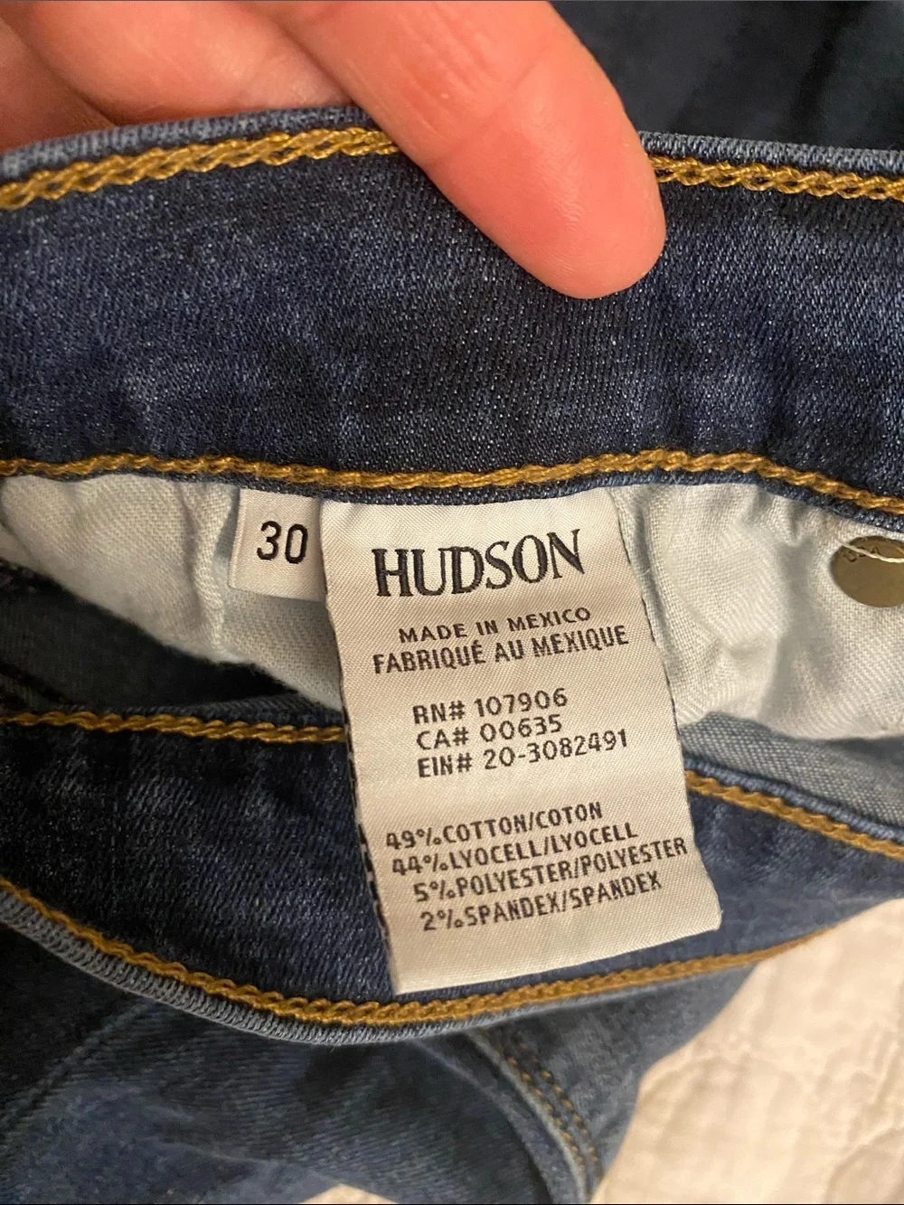 Hudson Jeans Women's Dark Wash Boyfriend Jeans